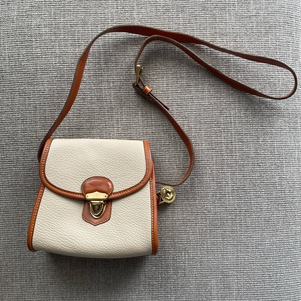Dooney & Bourke Small Pebble Leather Flap Crossbody Purse